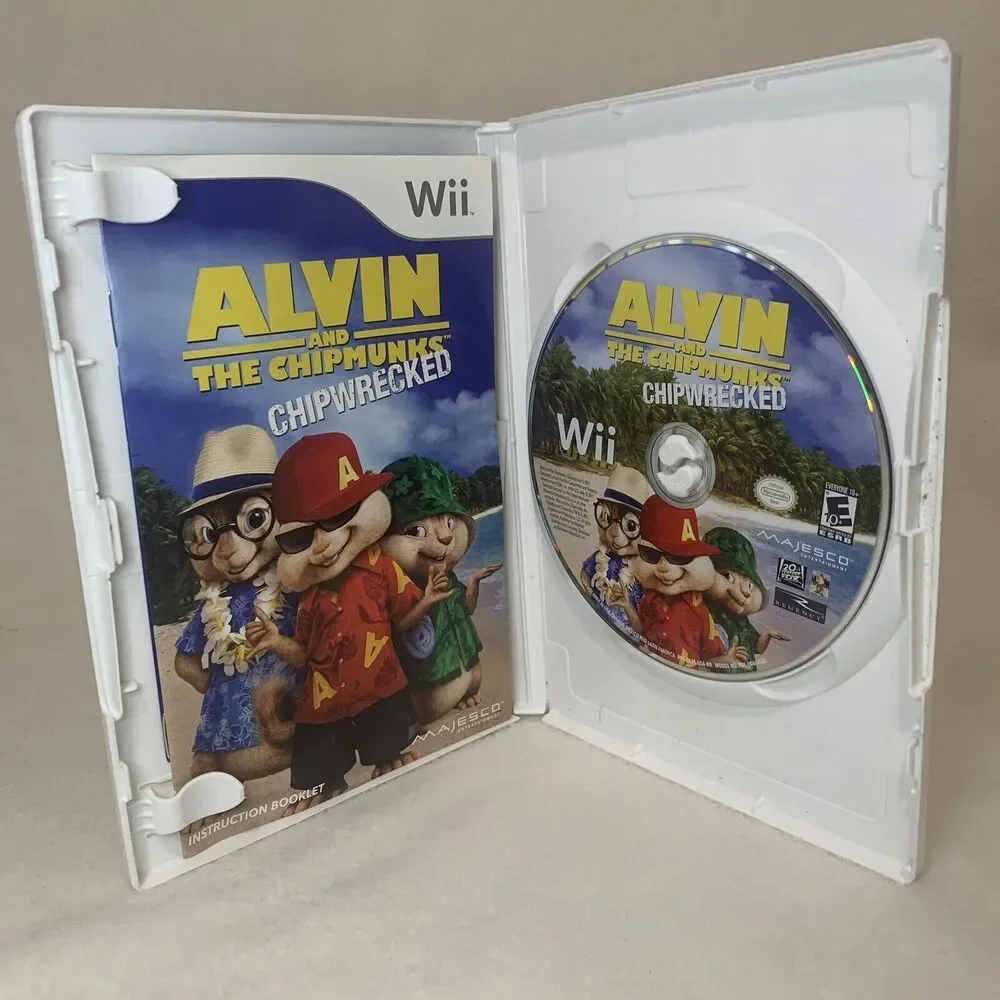 Alvin and the Chipmunks: Chipwrecked (Nintendo Wii, 2011)‎ Complete